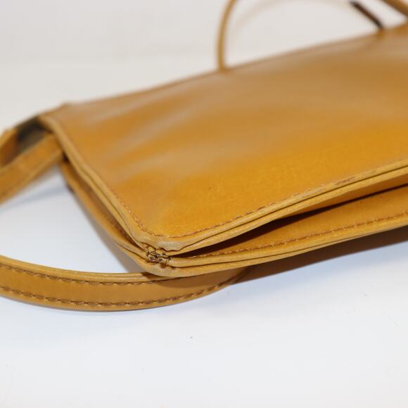 Matt & Nat Mustard Yellow Crossbody Bag Vegan Leather - Picture 4 of 6